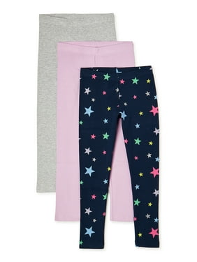 Girls Kids Toddlers 2 Pack Peppa Pig Tights Purple Grey New All In One Twin Pack